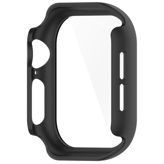 Bild 3, Apple Watch 10 42 mm Skal Med Skärmskydd Härdat Glas Svart