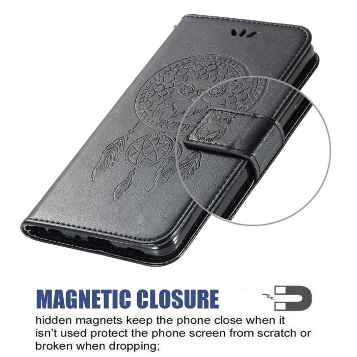 Bild 6, Samsung Galaxy S22 Plus Fodral Owl Dreamcatcher Svart