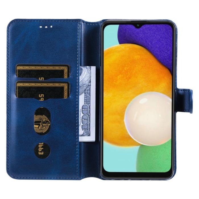 Bild 4, Samsung Galaxy A04s / A13 5G Fodral Klassiskt Läder Blå