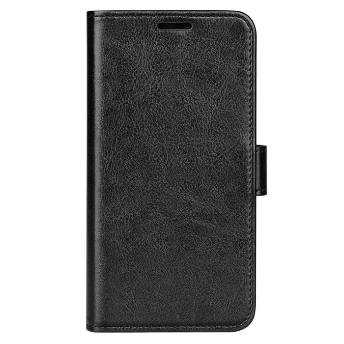 Bild 5, Samsung Galaxy S23 Ultra Fodral Crazy Horse Läder Svart