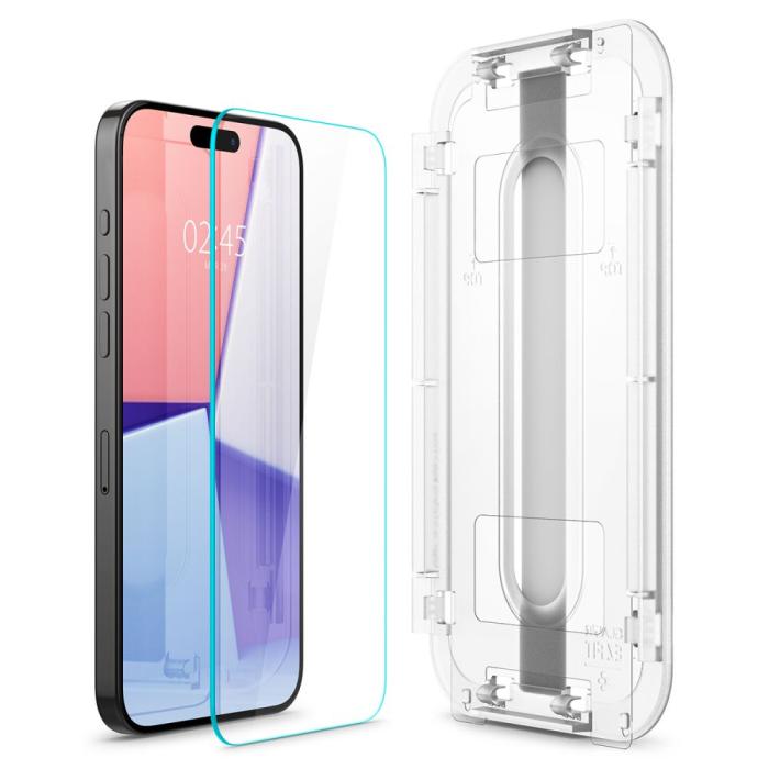Bild 4, Spigen iPhone 15 Pro GLAS.tR 