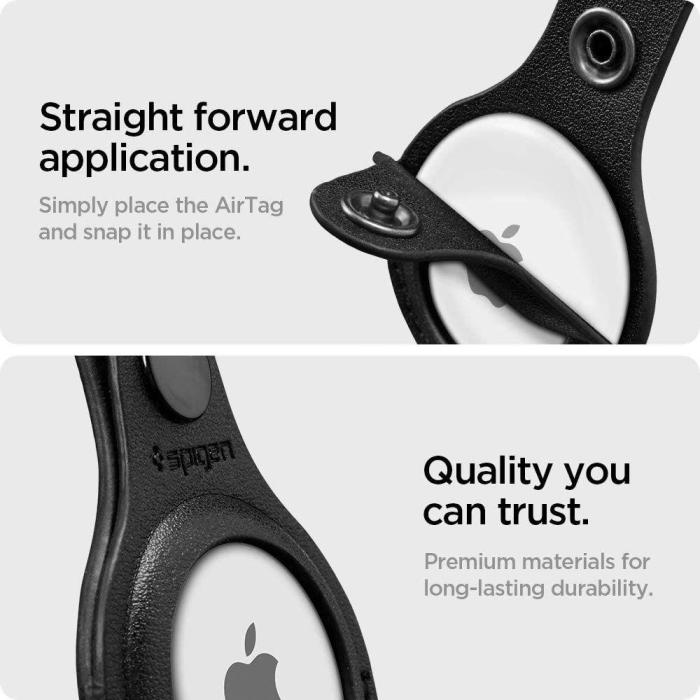 Bild 3, Spigen Valentinus Apple AirTag Hållare - Svart