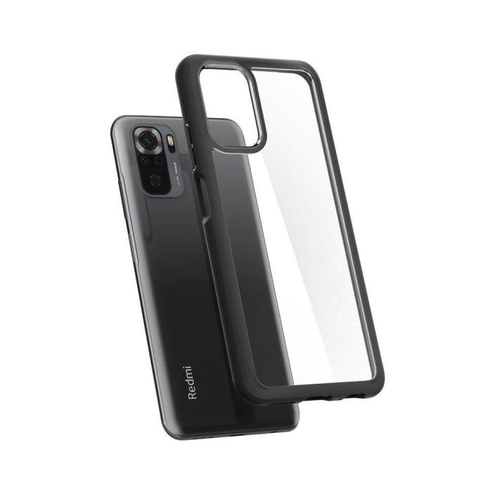 Bild 3, Xiaomi Redmi Note 10S - Spigen Ultra Hybrid Skal - Matt Svart