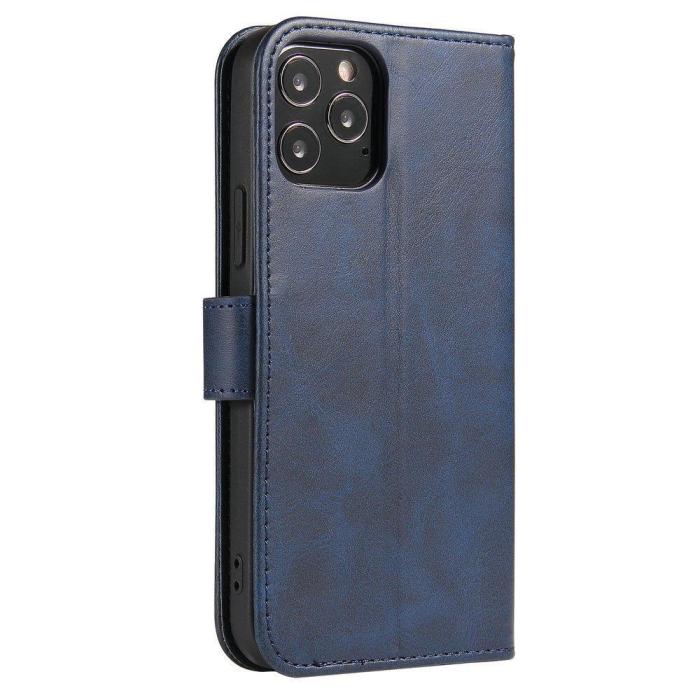 Bild 2, Xiaomi Redmi Note 10S - Läder Fodral Solid - Blå