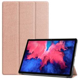 Lenovo Tab P11 / P11 Plus - Tri-Fold Läder Fodral - Roséguld