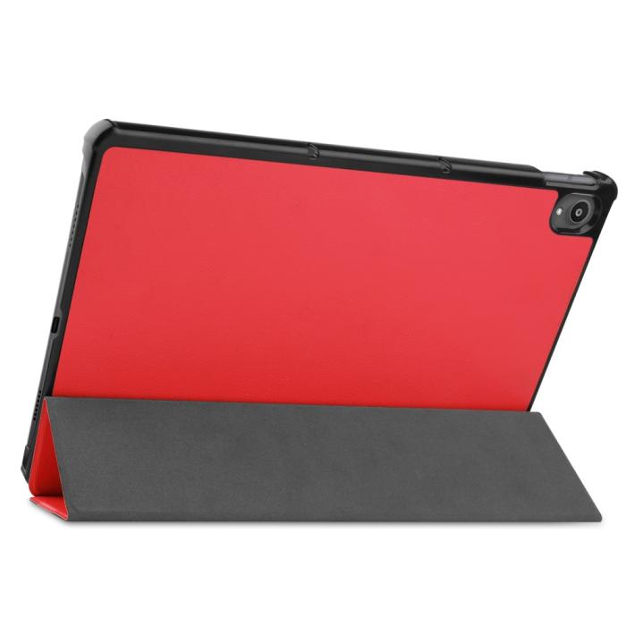 Bild 5, Lenovo Tab P11 / P11 Plus - Tri-Fold Läder Fodral - Röd
