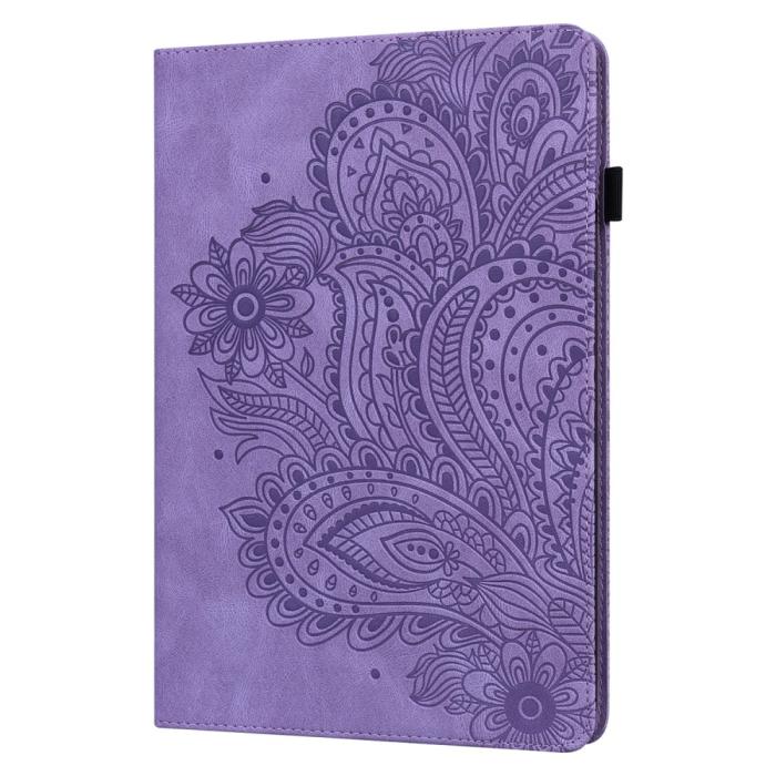 Bild 3, Lenovo Tab M10 HD (2nd Gen) - Mandala Läder Fodral - Lila