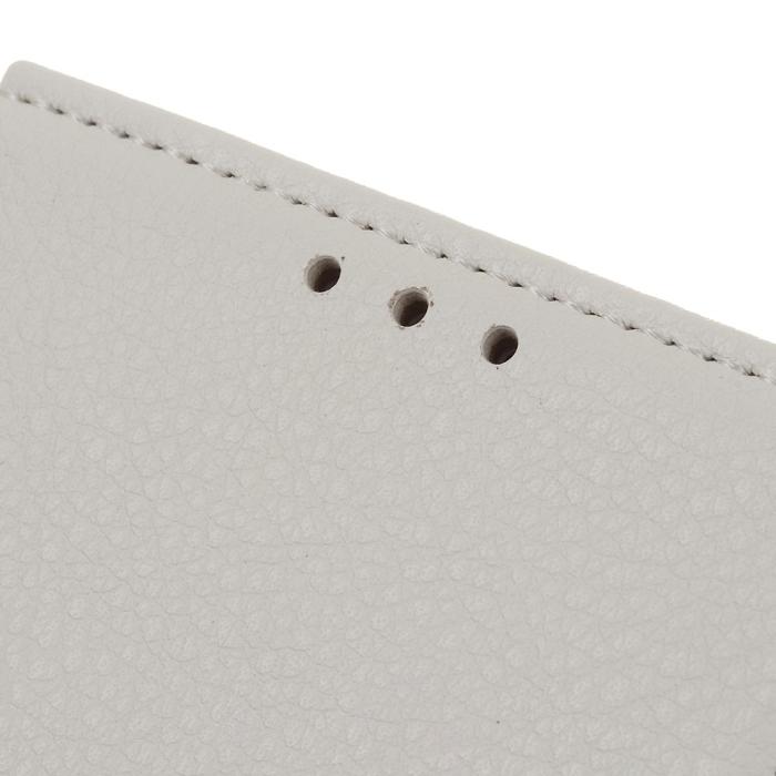 Bild 5, Samsung Galaxy Note 10 Lite - Litchi Plånboksfodral - Vit