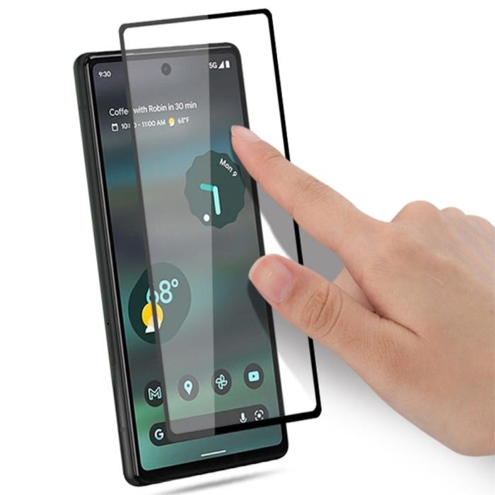 Bild 2, AMORUS Google Pixel 6A Skärmskydd Heltäckande Härdat Glas