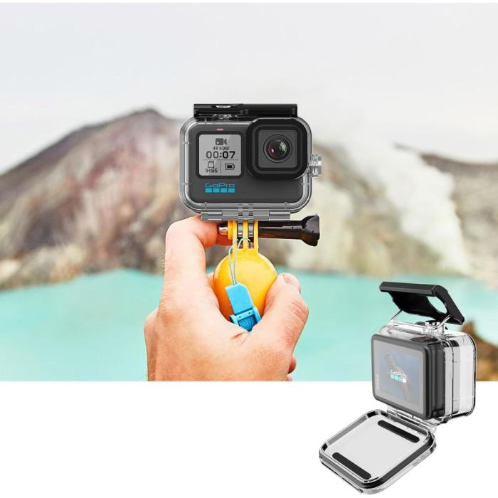 Bild 5, Tech-Protect GoPro Hero 9-13 Vattentät Fodral Transparent