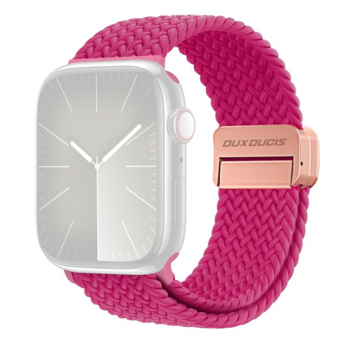 Bild 1, DUX DUCIS Apple Watch 38/40/41 Armband Flätat Rosa