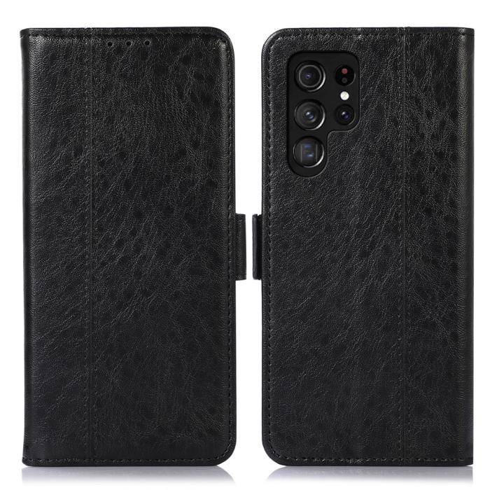 Bild 1, Samsung Galaxy S22 Ultra Fodral Crazy Horse Svart