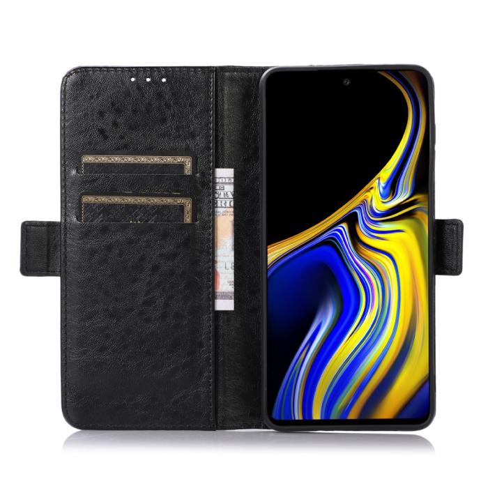 Bild 5, Samsung Galaxy S22 Ultra Fodral Crazy Horse Svart