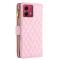 Motorola Moto G84 5G Fodral Multifunktionell Diamond Rosa