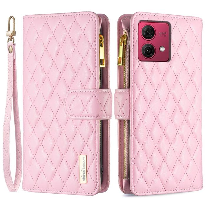 Bild 1, Motorola Moto G84 5G Fodral Multifunktionell Diamond Rosa