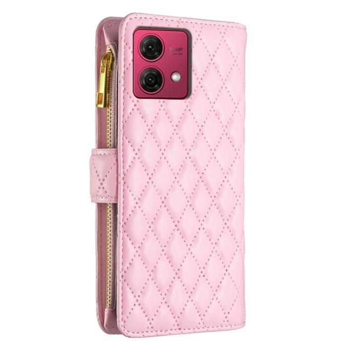 Bild 6, Motorola Moto G84 5G Fodral Multifunktionell Diamond Rosa