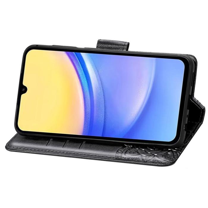 Bild 3, Samsung Galaxy A15 5G Fodral Big Butterfly Svart