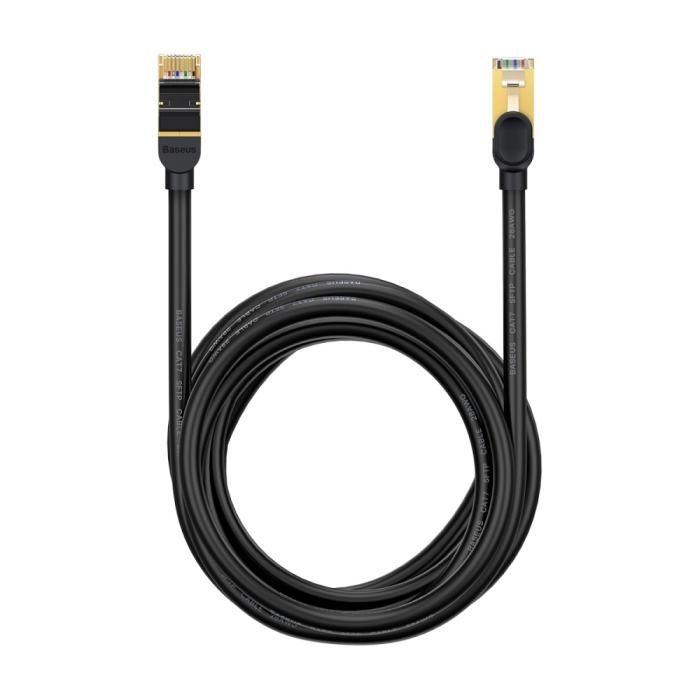 Bild 2, Baseus 10m Cat7 RJ45 Nätverkskabel Svart