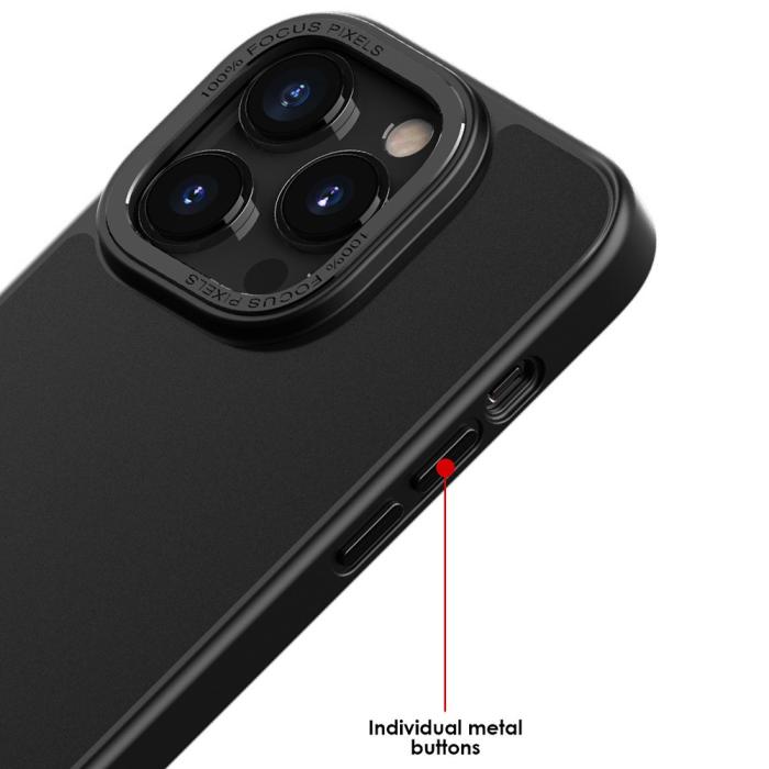 Bild 5, iPhone 13 Pro Max Skal Classic Hybrid Matt Vit