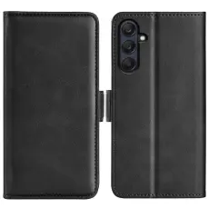Samsung Galaxy A16 / A26 5G Pl&aring;nboksfodral L&auml;der Svart