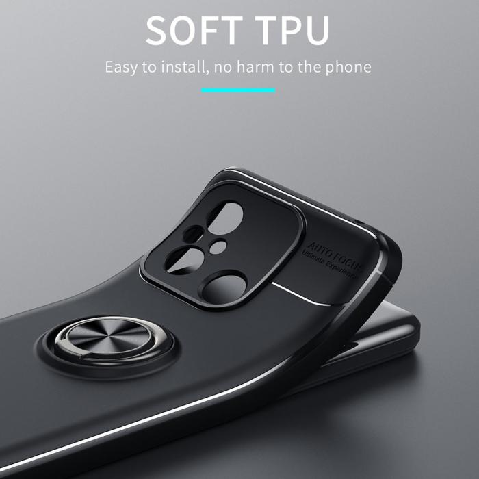 Bild 5, Xiaomi Redmi 12C 4G Skal Ring Svart/Röd