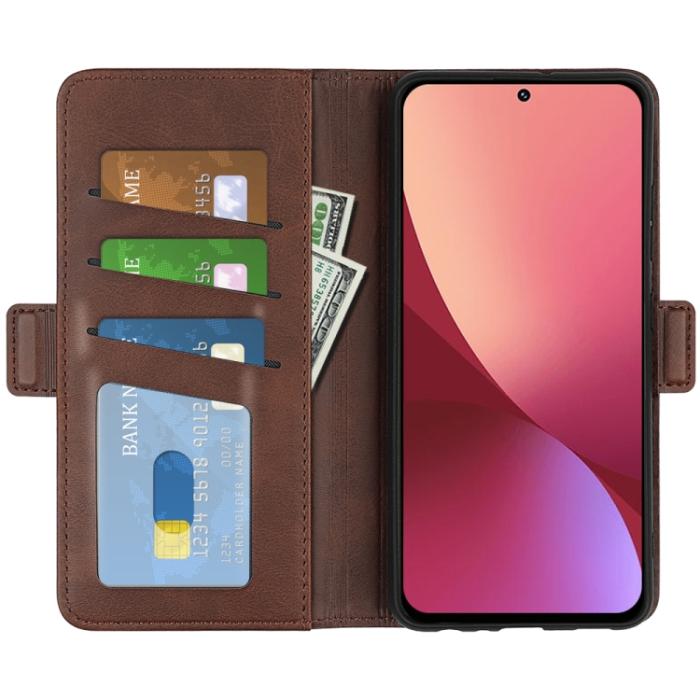 Bild 4, Xiaomi 12 Pro Fodral Magnetisk Stängning Brun