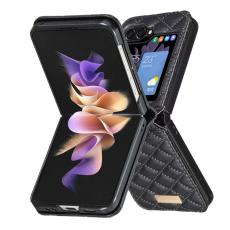 Galaxy Z Flip 6 / 7 FE Skal Diamond Textur Svart