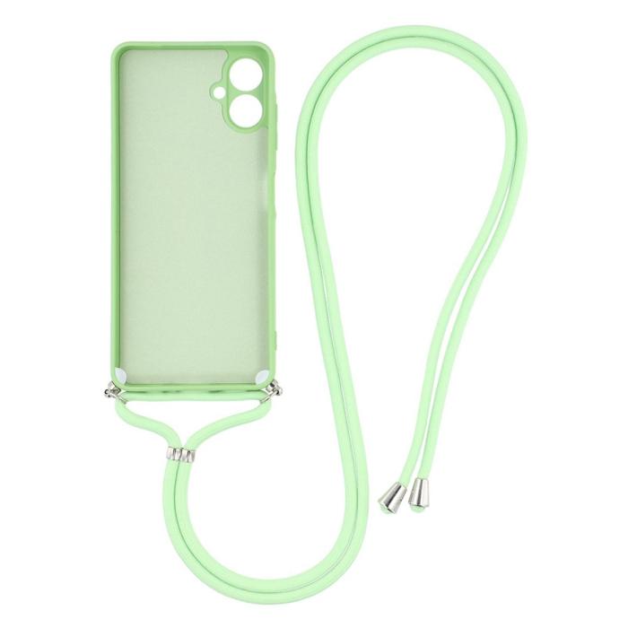 Bild 2, Samsung Galaxy A07 Skal TPU Med Mobilsnöre Grön