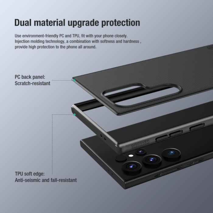 Bild 6, NILLKIN Galaxy S24 Ultra Skal Frosted Shield Pro Svart