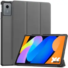 Lenovo Idea Tab Fodral Tri-Fold L&auml;der Gr&aring;