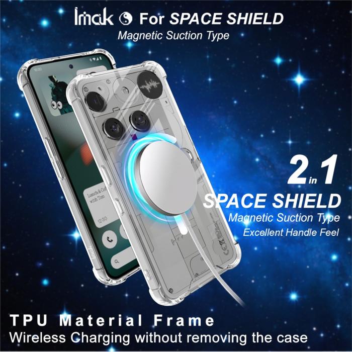 Bild 3, IMAK Nothing Phone 3 Skal MagSafe Shockproof Transparent