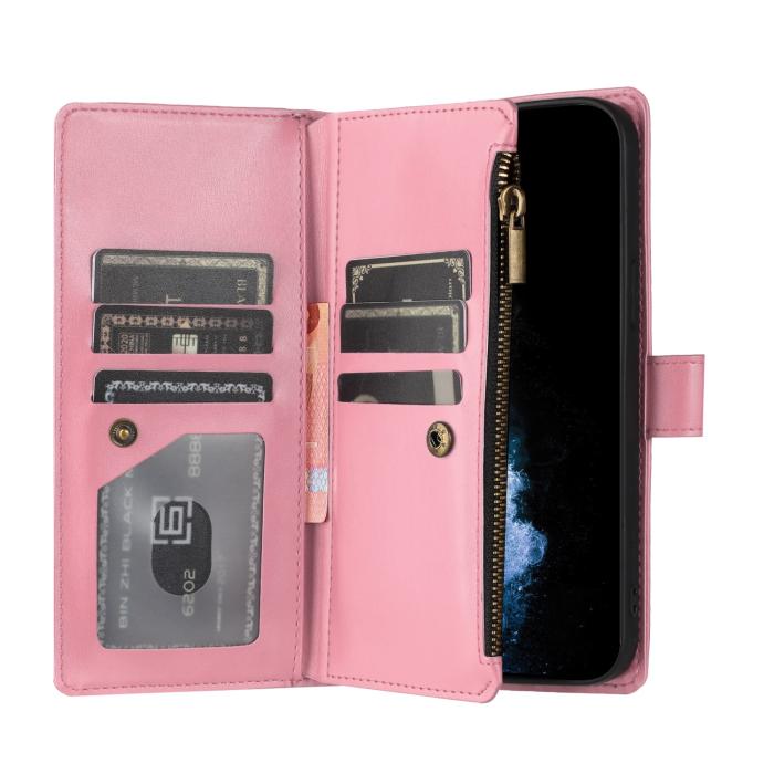 Bild 4, Motorola Edge 70 Fodral Multifunktionellt Läder Rosa