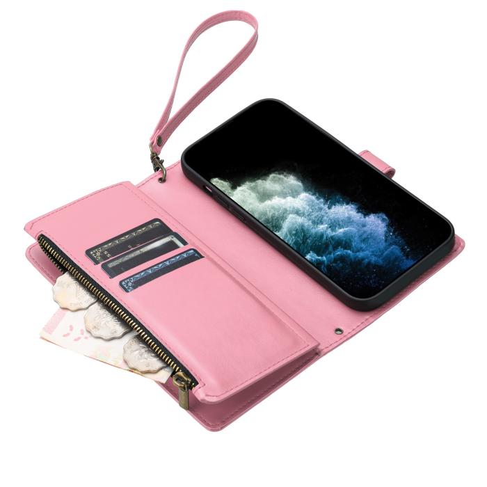Bild 5, Motorola Edge 70 Fodral Multifunktionellt Läder Rosa