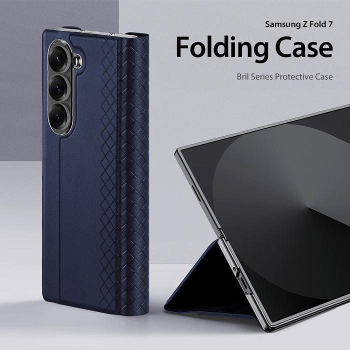 Bild 3, DUX DUCIS Samsung Galaxy Z Fold 7 Fodral Bril Series Blå