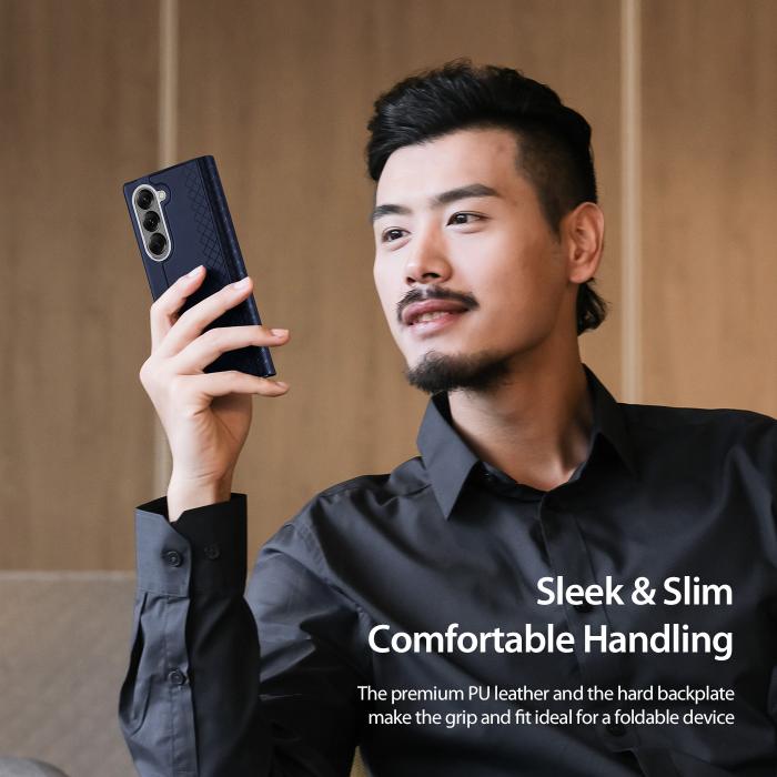 Bild 4, DUX DUCIS Samsung Galaxy Z Fold 7 Fodral Bril Series Blå