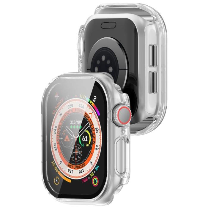 Bild 6, Apple Watch 10 42 mm Skal Med Skärmskydd Härdat Glas Transparent