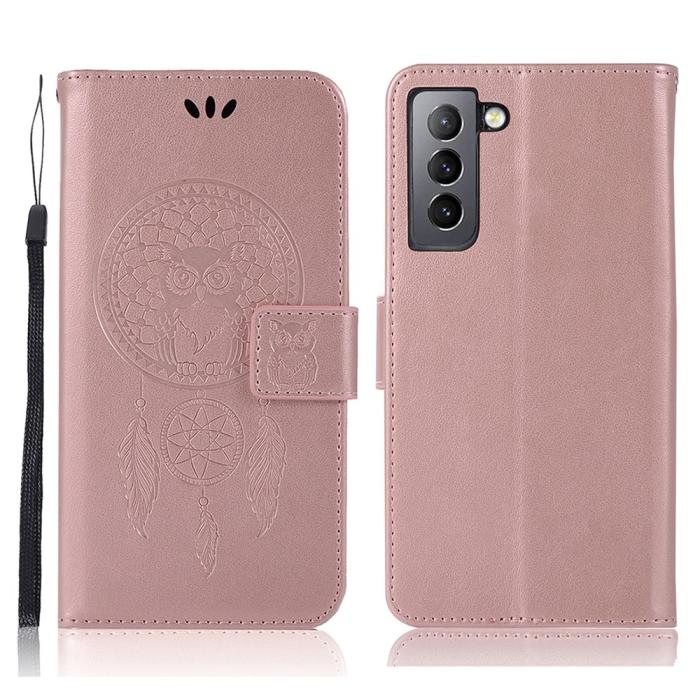 Bild 1, Samsung Galaxy S22 Plus Fodral Owl Dreamcatcher Roséguld