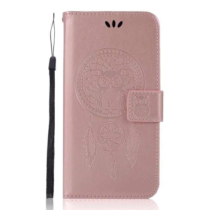 Bild 2, Samsung Galaxy S22 Plus Fodral Owl Dreamcatcher Roséguld