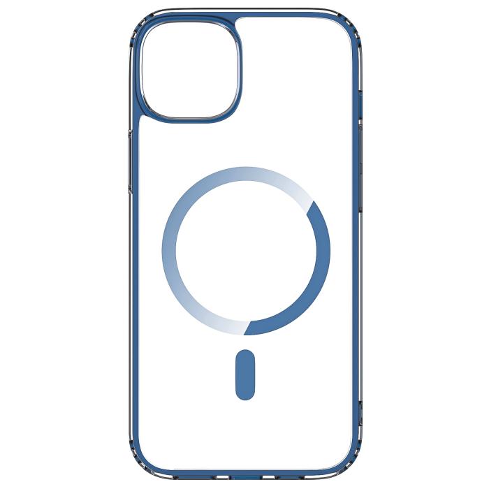 Bild 3, ColorPop iPhone 15 Skal CH MagSafe Transparent/Mörk Blå