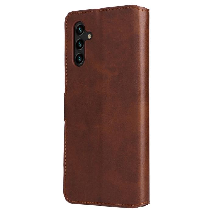 Bild 3, Samsung Galaxy A04s / A13 5G Fodral Klassiskt Läder Brun
