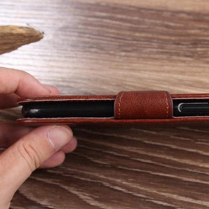 Bild 6, Motorola Edge 30 Neo 5G Fodral PU-Läder Brun