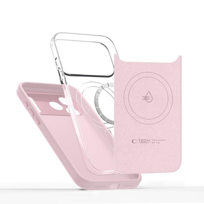 Bild 4, Tech-Protect iPhone 17 Pro Skal MagSafe Uniq Rosa