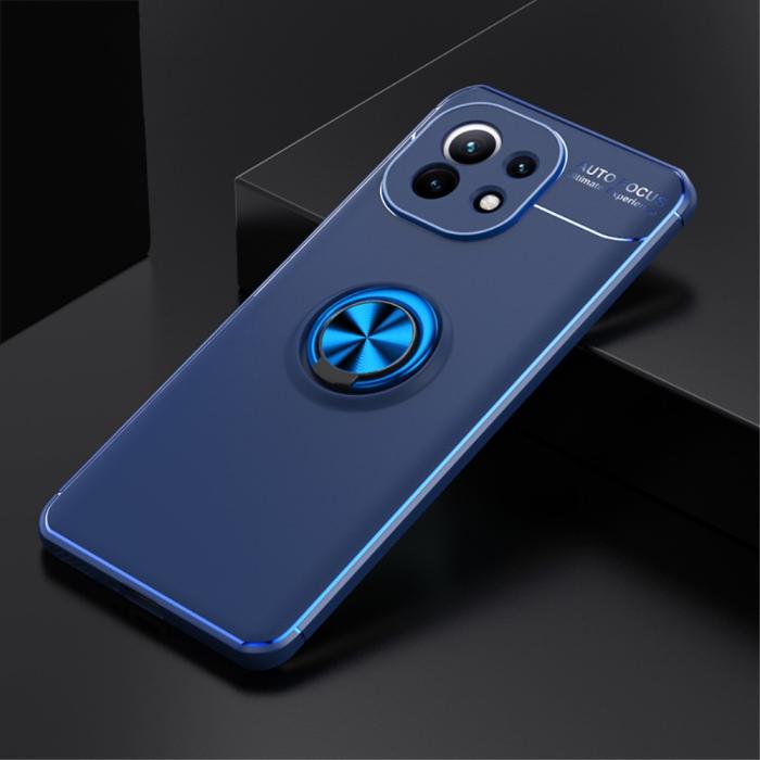 Bild 2, Xiaomi Mi 11 - Ring Skal - Blå