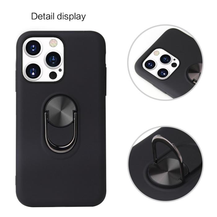 Bild 5, iPhone 13 Pro - Hybrid Ring Skal - Röd