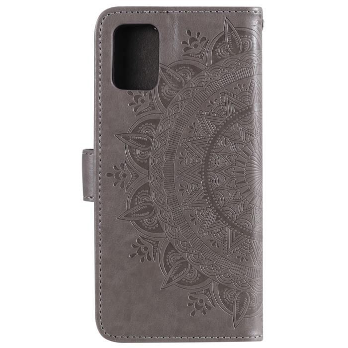 Bild 3, Samsung Galaxy A51 - Mandala Plånboksfodral - Grå