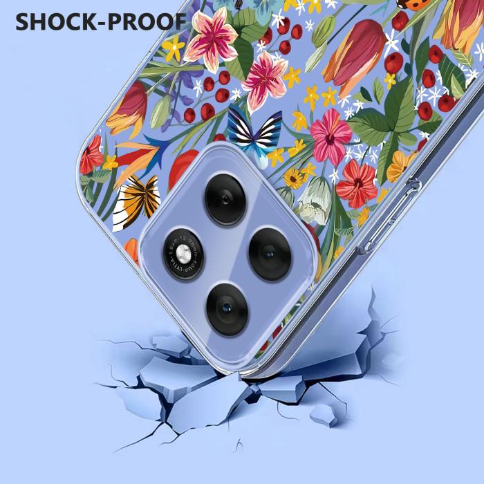 Bild 3, Motorola Moto G86 5G Skal Med Tryck Blommor