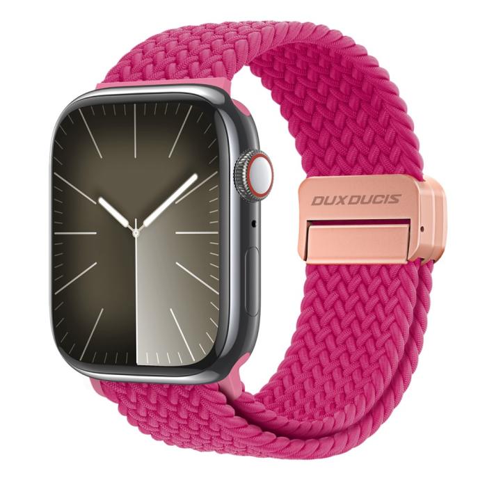 Bild 2, DUX DUCIS Apple Watch 38/40/41 Armband Flätat Rosa