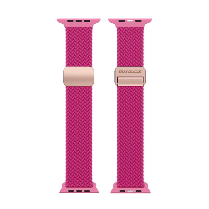 Bild 3, DUX DUCIS Apple Watch 38/40/41 Armband Flätat Rosa