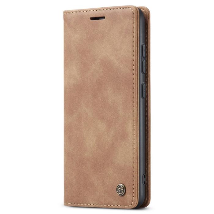 Bild 2, CASEME Samsung Galaxy S22 Plus Fodral Retro Läder Brun