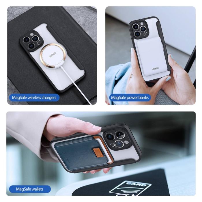 Bild 5, DUX DUCIS iPhone 14 Pro Max Fodral MagSafe Skin X Pro Svart